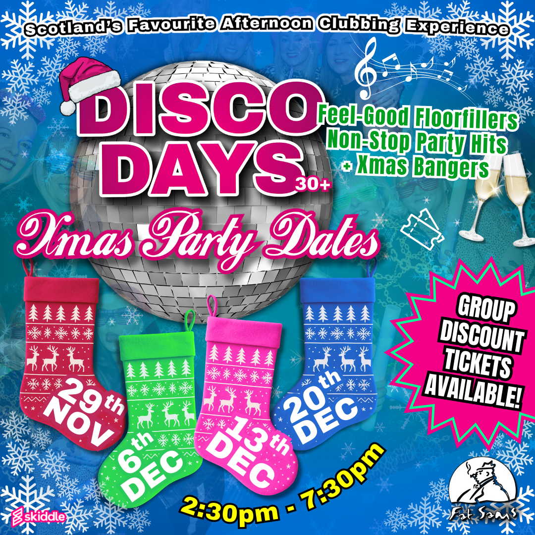 Disco Days Xmas Party - 20th December